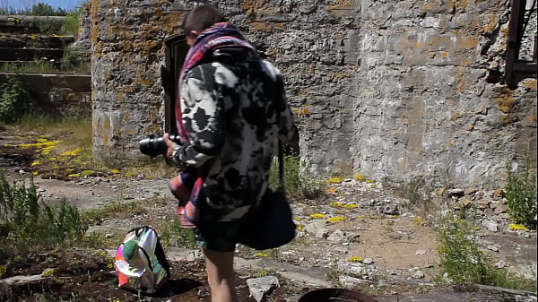 Download Video - Nude shooting at an abandoned military base&comma; Totleben Island&period;  4