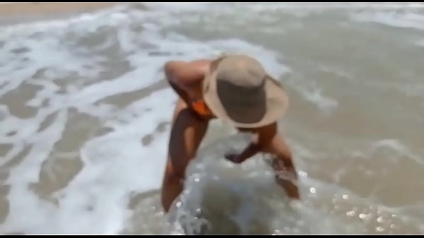 Entering the new year on the beach