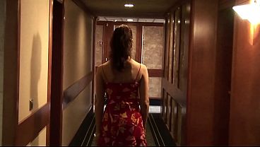 She flips it over so you can get a really good look at her clip piercing as she rides a...