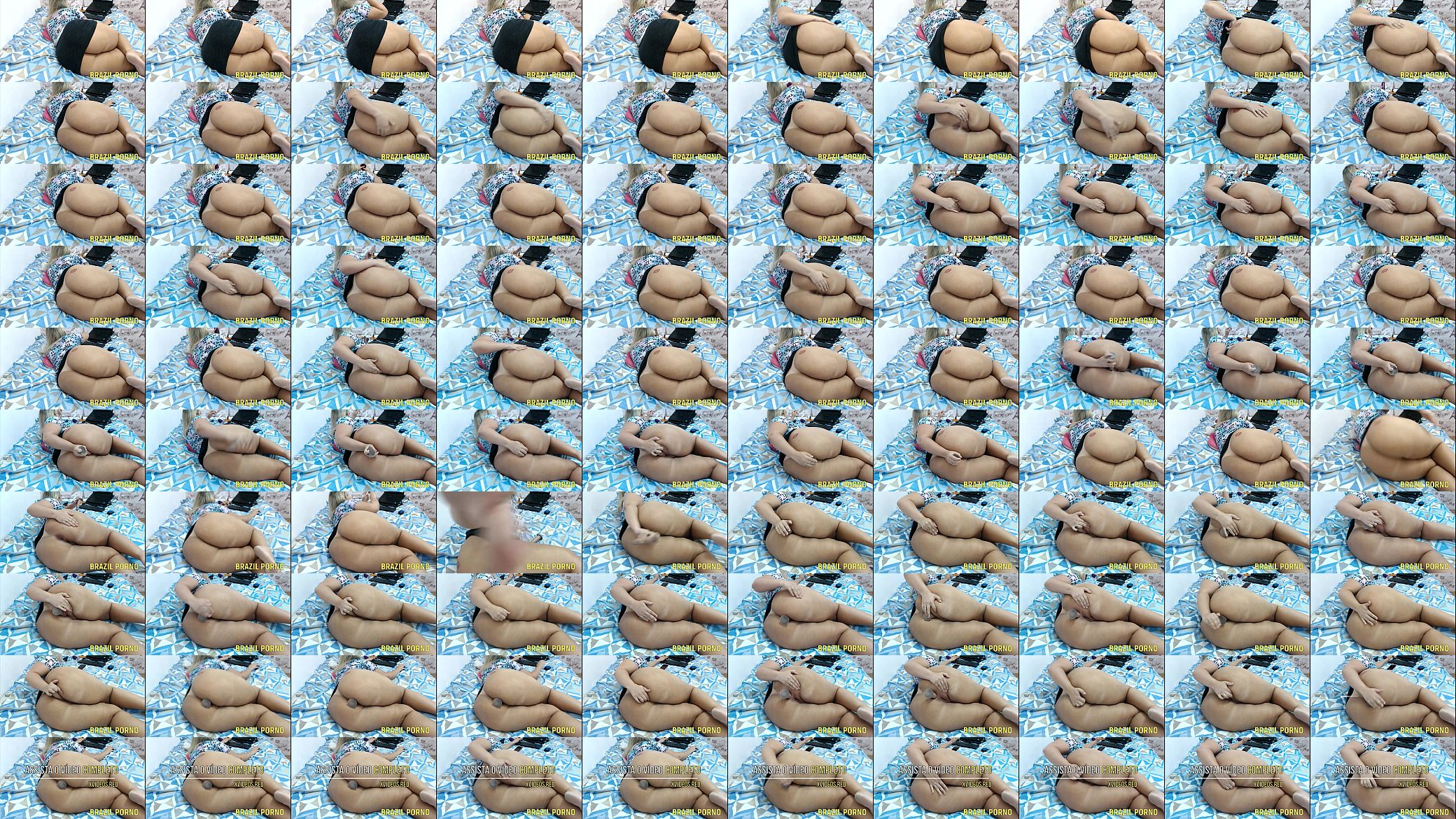 Bum Bum Gigante BRAZILIAN BIG ASS SE MASTURBANDO COM PAU NO CUZINHO ANAL 预览图