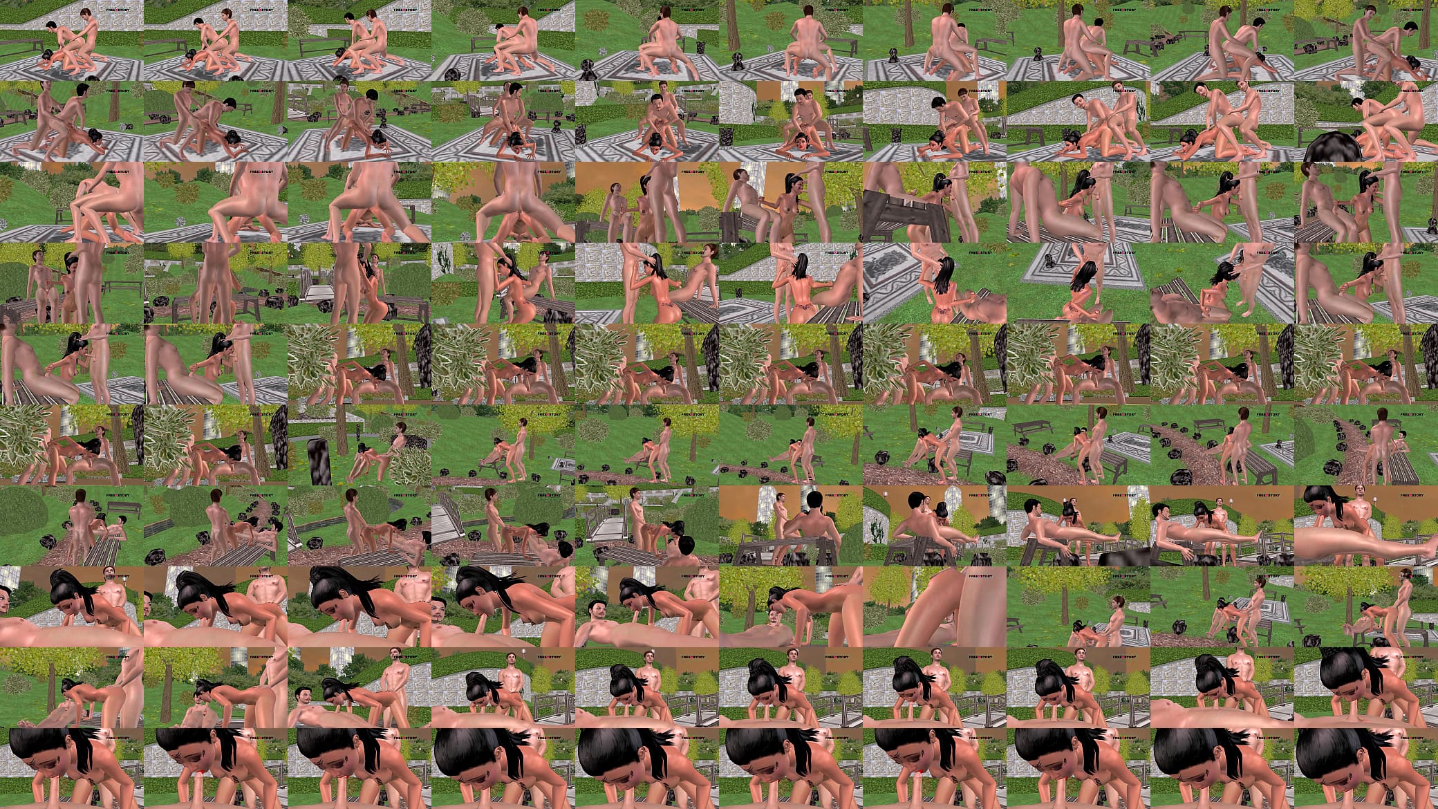 Best Animated Threesome 3D Porn Featuring Gay Sex and Hand Action 预览图
