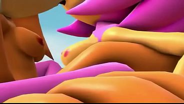 Porn scissoring Cartoon