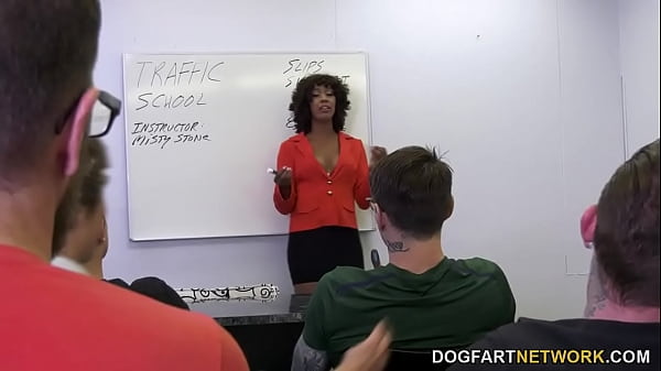Download Video - Misty Stone giving head to 10 guys until they cum