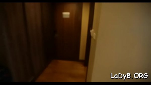 Asian t-girl bitch gets her anal treated hard b...