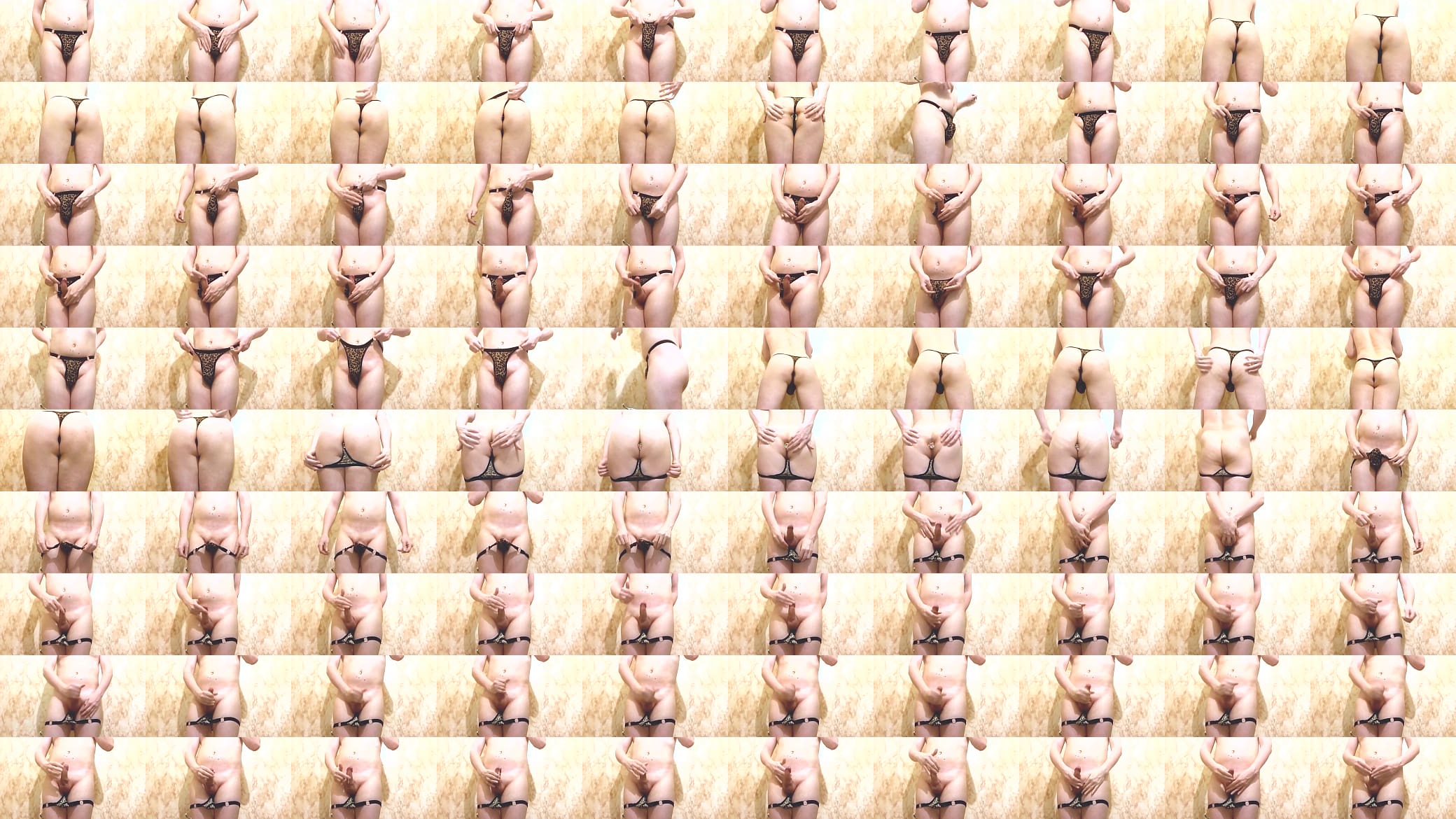 [EroNekoKun] - Masturbation in Leopard Strings with Buttplug 预览图