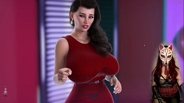 Playful Fox Plays Official - Apocalust #9 - gamer girl in see-through bra playing a porn game