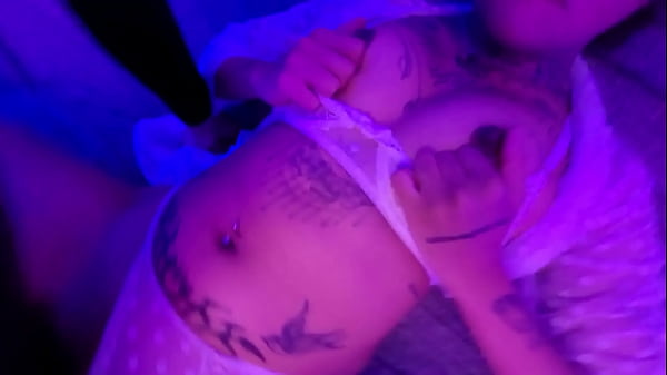 Cute Alt Teen fucks lucky guy and ends with her mouth filled with creamy cum!
