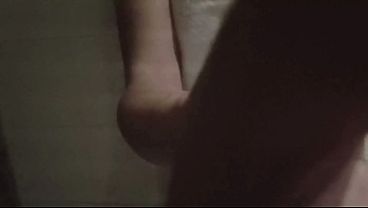 Slutty German Girl caught masturbating in the Sauna