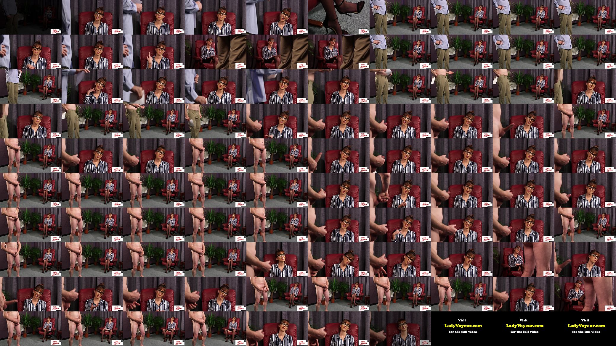 British CFNM office voyeur enjoys JOI 预览图