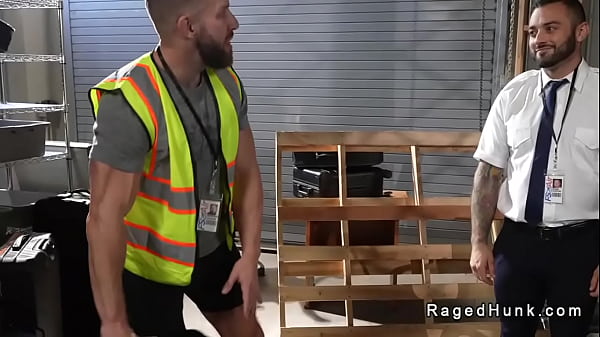 Download Video - Gay flight attendant suck and anal fuck in baggage room