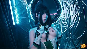 Babe thrills from fucking a vibrator