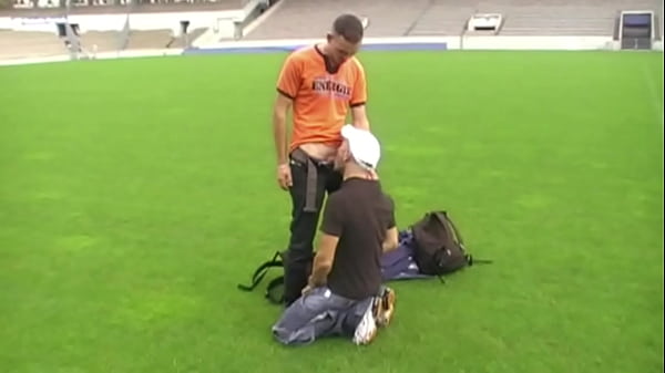 fucked by straight arab in football stadium exh...