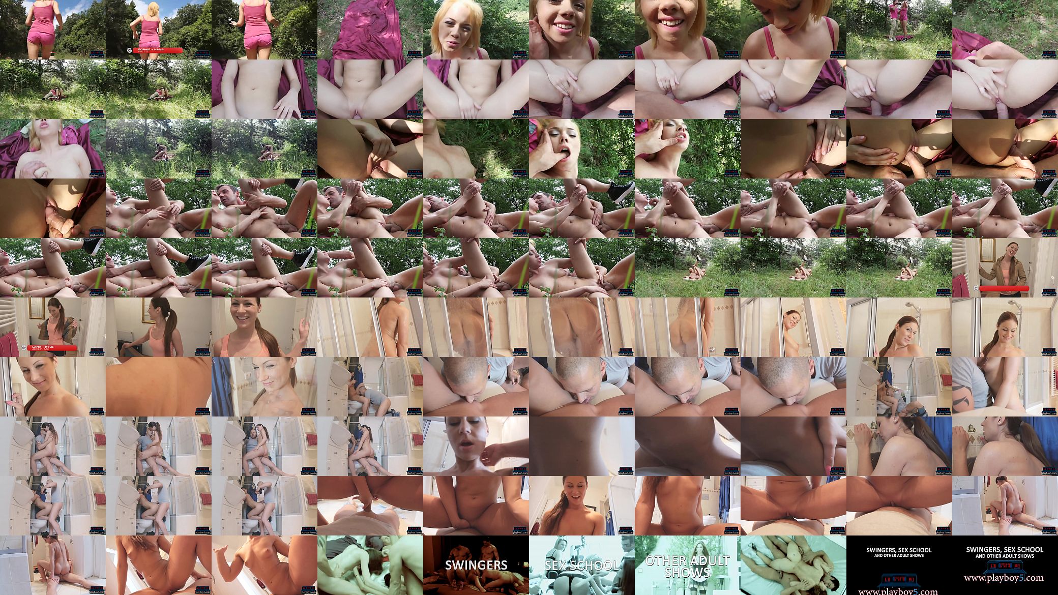 One girlfriend gets fucked outdoor another at home 预览图