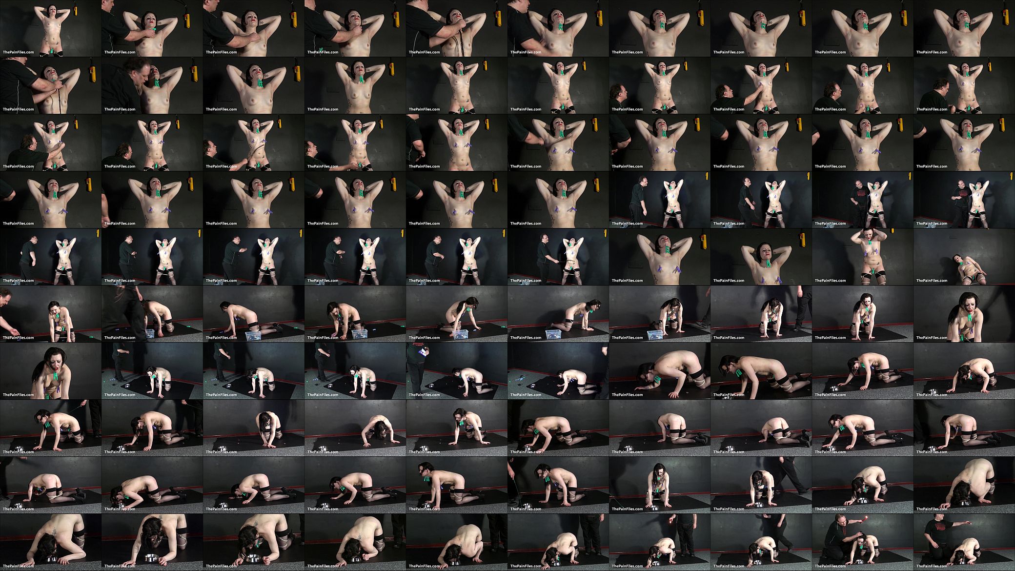 Slave amateur Isabel Deans bdsm to tears and masochist humiliation training of c 预览图