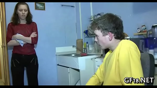 Naughty playgirl raises her lengthy legs.