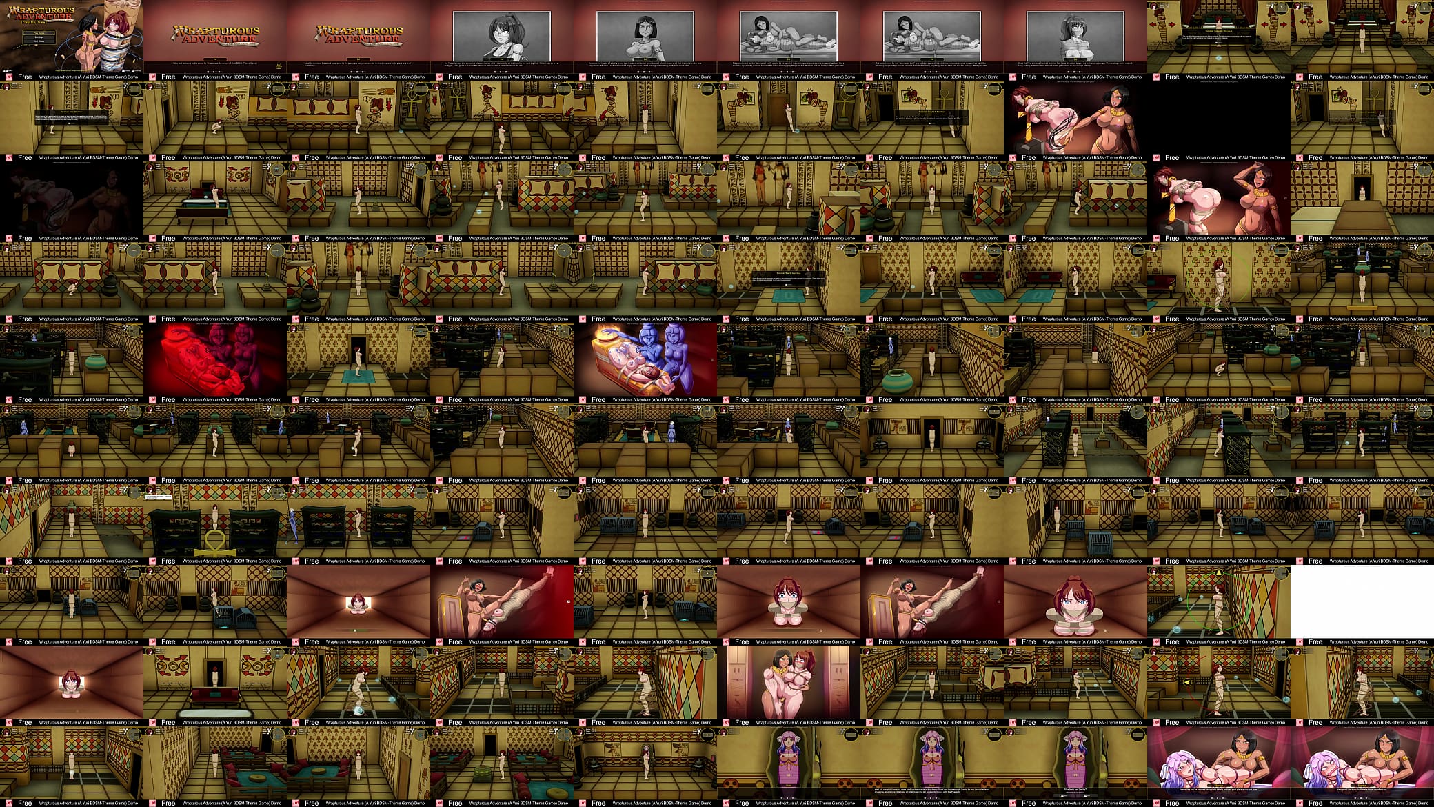 Wrapturous Adventure (A Yuri BDSM-Theme Game) 预览图