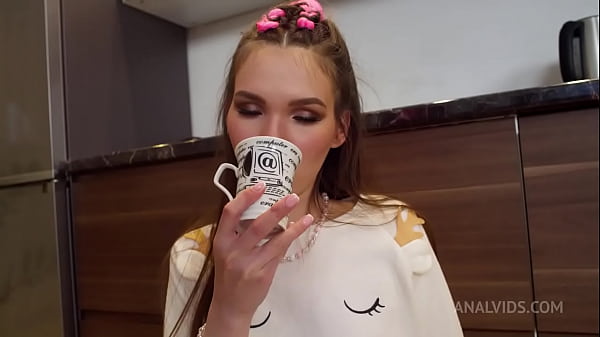 Download Video - Petite Ellis Baileys Anal Fucking In The Kitchen with Best Gapes&comma; Ball Deep Anal and Cum Drinking