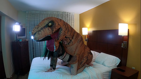 Dinosaur Fucks Goth TS
