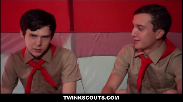 Two Twink Scouts Fuck In Old Shed During Rain S...