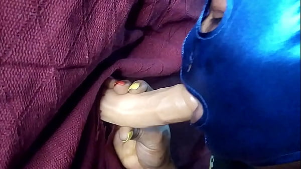 Wife practicing to suck three cocks in gloryhole - Complete in RED