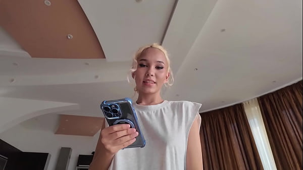 Small Asian ass gets to know a European dick