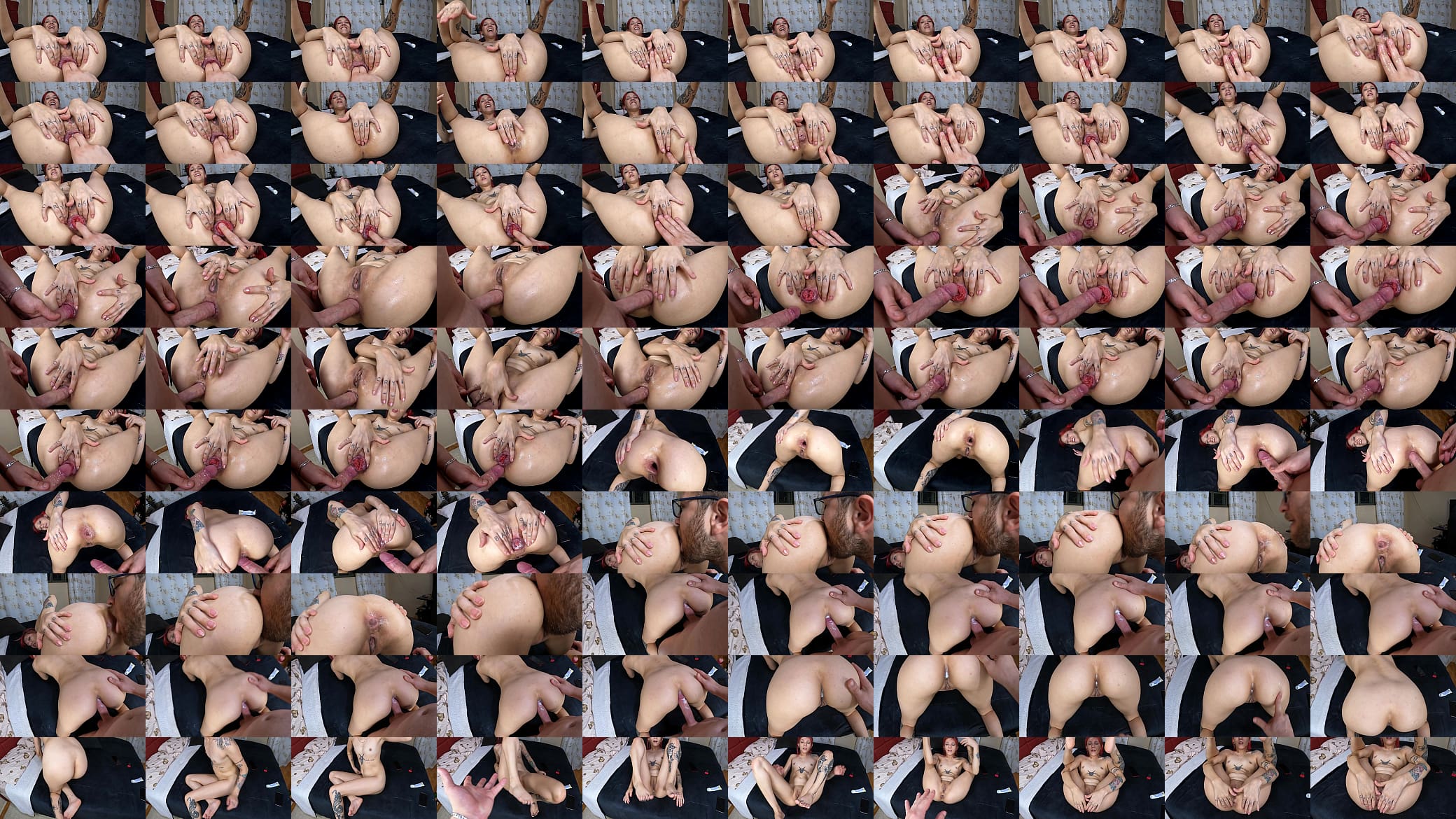 POV - Prolapse Fuck - She opens the prolapse with all the cum still inside 预览图