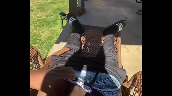 Download Video - Backyard jack off