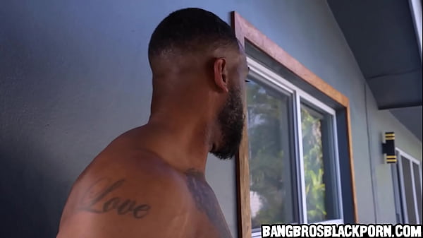 Sucking her neighbor's huge black COCK - Black porn