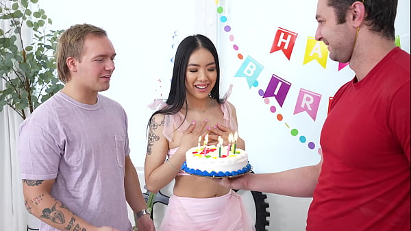 They Surprised Me For My Birthday By Covering Me In Cum