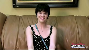 Cora Tiny Blonde Cutie Dildo Masturbation Sloppy Deepthroat Swallow!