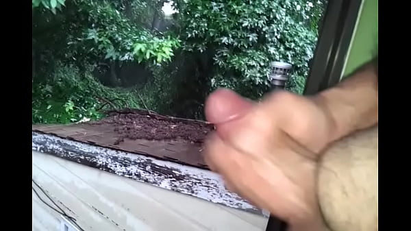 Download Video - Amateur Male Jerking Out A Window