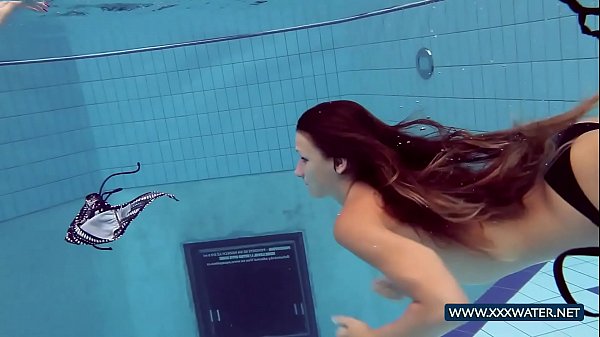 Katrin and Lucy big tits underwater