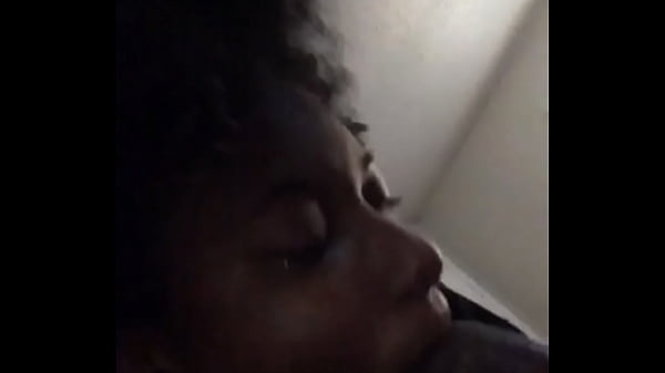 Ebony teen sucks bbc