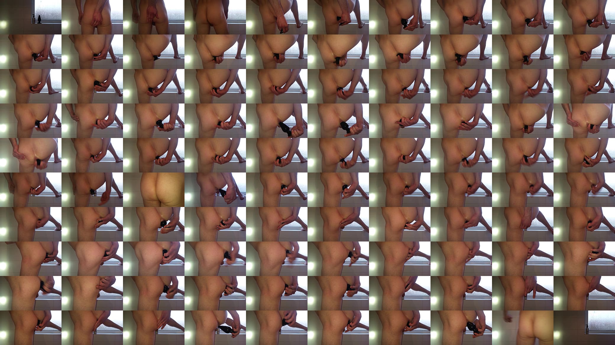 Amateur ButtPlug fuck in shower - Part 2 预览图