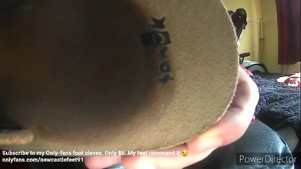 Foot fetish compilation of worship, sniff and f...