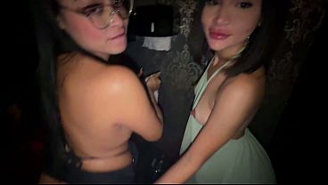 The girls had a blast at the Glory Hole at OppiumClub.