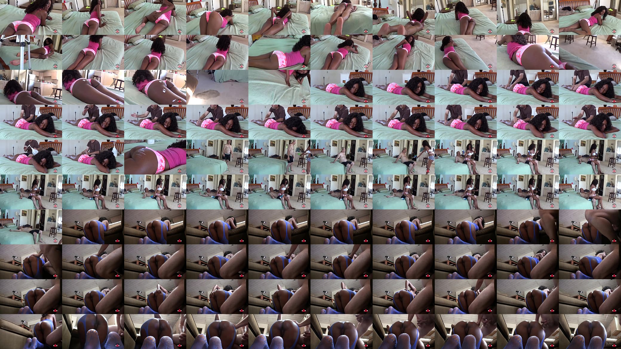 Ebony Model Accepts CUM on her Ass 预览图