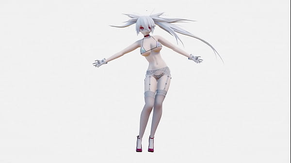 Black Rock Shooter and her sibling do the Helltaker Dance in sexy underwear Thumbnail