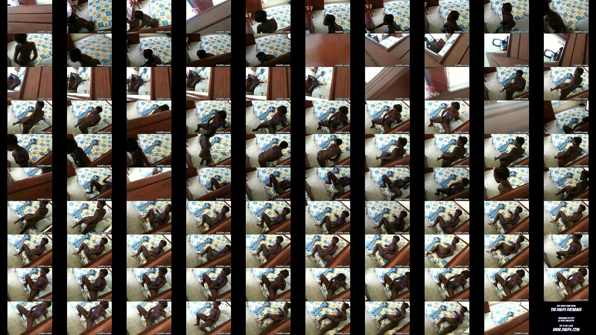 Ebony maid caught on spycam 预览图