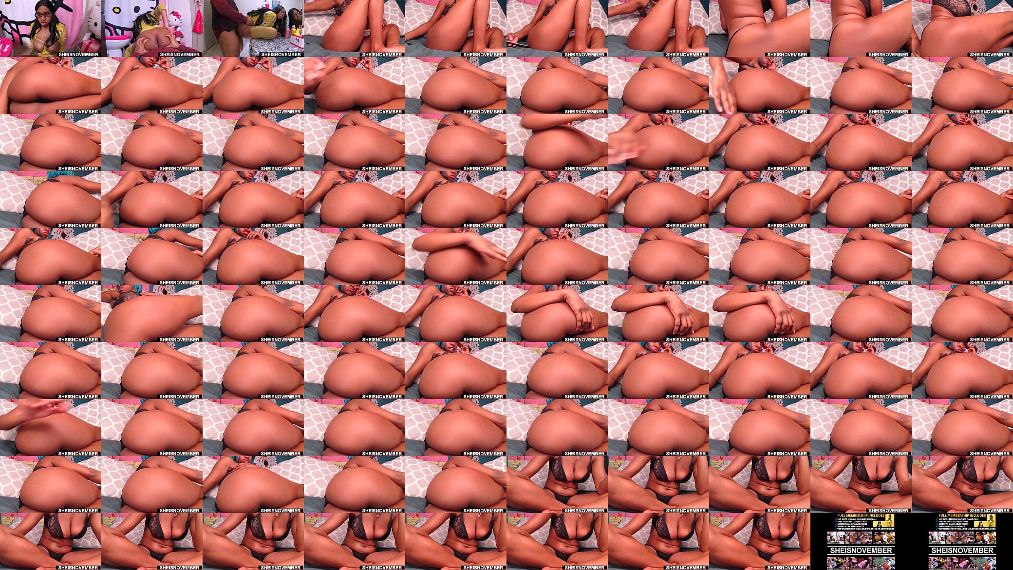 EAT MY FAT BOOTY WHILE I SPREAD MY SOFT BUTT ON WEBCAM I&#039;M MSNOVEMBER FUCK ME 18 预览图