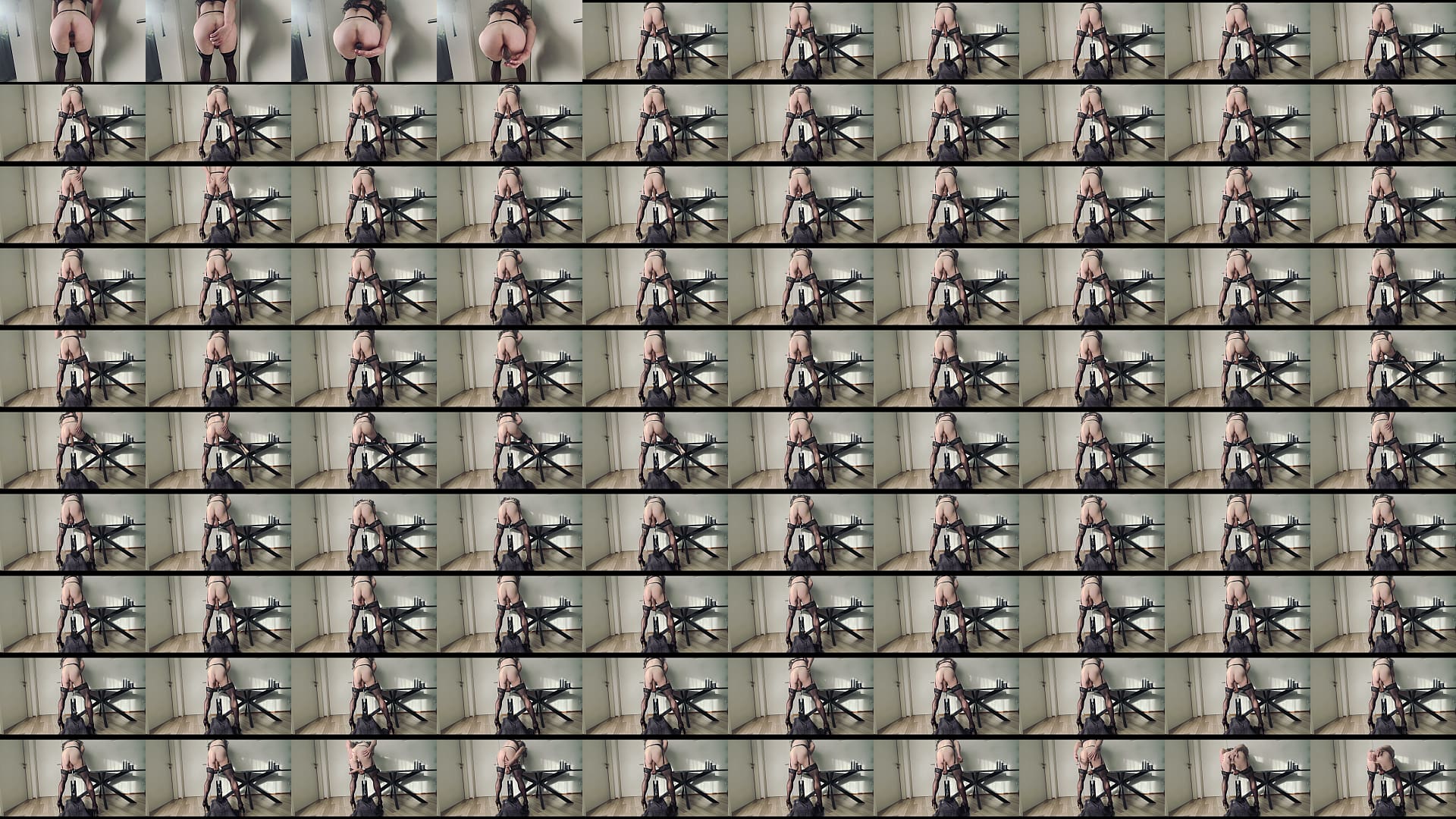 Hardcore anal machine fuck in lingerie and high heels with a huge dildo makes me tremble and destroy my hole 预览图