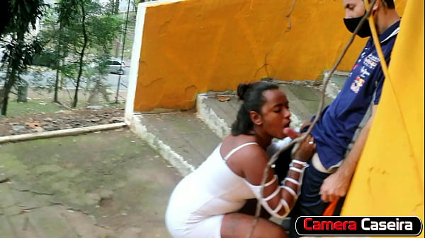 My Girlfriend Sucking a Stranger's Cock on the Street