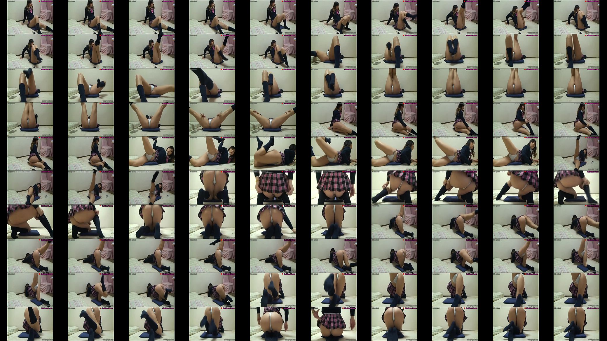 karen uehara exercises while exposing the lower body 预览图