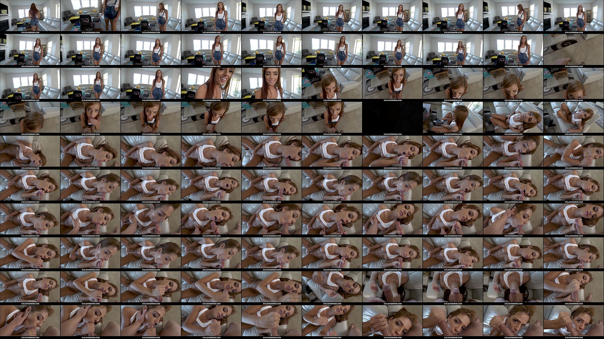 SisLovesMeHD.com - Hot Teen Step Sister Scarlett Mae And Her Step Brother Play Now That They Have Their Own Place POV 预览图