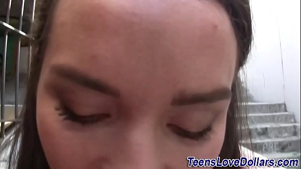 Real teen blows wam cock