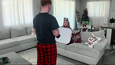 Quiet Hot Blonde Gets A Festive Fuck BTS - Penelope Snaps