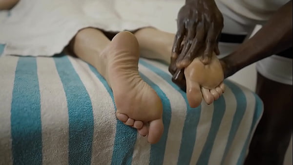 NEW 2025 - JULIA NORTH GETS TREATED BY A BLACK MASSEUR