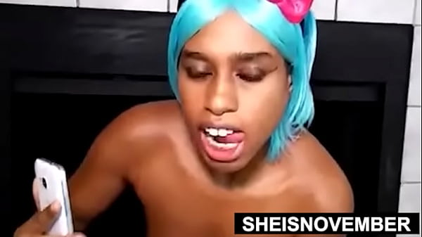 Cell Phone Play With Real Fan Sticking Monster BBC Dildo In My Cunt Making Video For Him While I Finger My Wet Pussy