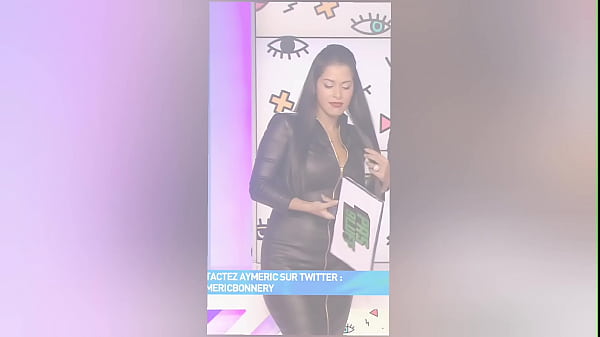  Ayem Nour Robe Cuir Catwoman Sexy