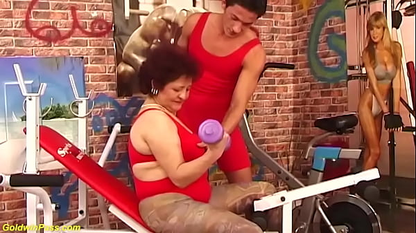 fat grandma fucked by fitness coach